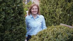 La educadora social Rosa G�mez, esta semana en Ourense.