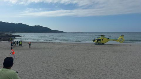 El afectado fue evacuado en helic�ptero en la tarde del s�bado.