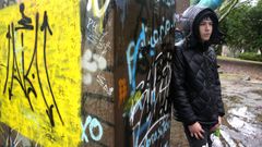 Aunque el joven chileno se crio en Ribeira, reside en Boiro desde hace varios meses.