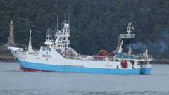 Arrastrero Playa da Cativa, con base en Vigo, en una imagen que firma Gonzalo Sans en el portal Vesselfinder.