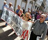 Manifestacin vecinal por los montes, en junio de 2013.