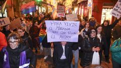 Manifestaci�n del 8M en Ferrol, en su �ltima edici�n.