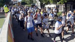 Andaina solidaria organizada por Pe�as Boiro en favor de Barbantea