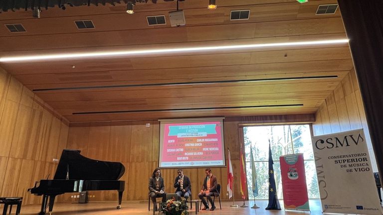 Auditorio del Conservatorio Superior de M&uacute;sica de Vigo. 