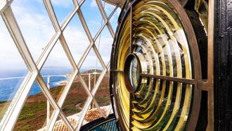 Ons tiene el faro m�s grande de la r�a de Pontevedra.