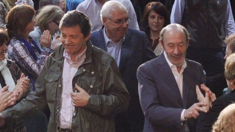 Javier Fern�ndez, Areces, Lastra y Rubalcaba