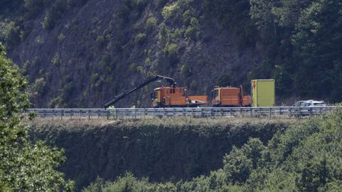 Los trabajos de reparaci�n del quitamiedos este viernes