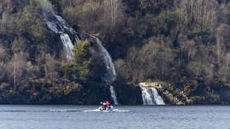 El lago de As Encrobas, que se convertir� en centro de actividades deportivas, es uno de los mayores atractivos del municipio de Cerceda