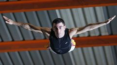 Daniel P�rez Morales, gimnasta mundialsita en trampol�n.