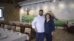 Sonia Lorido e José Luis Álvarez, propietarios do Hotel Casa da Luz, situado na Pastoriza.