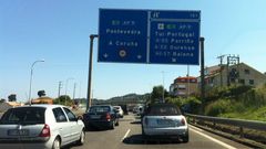 La AP-9 a su paso por Rande