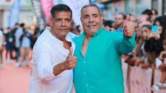 Juan Salazar, a la derecha, con su hermano Jos�