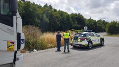 El camionero fue interceptado en Vilalba.