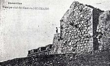 Imagen del Castillo del Soberano, de Camari�as, del a�o 1926. 