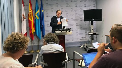 El portavoz del PP de Gijn, Pablo Gonzlez