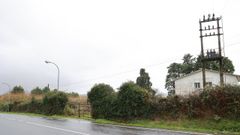 Finca que adquiri� el Concello de Abegondo para hacer viviendas para j�venes.