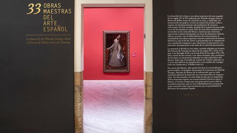 Una de las salas que el Museo de Bellas Artes de Asturias ha dedicado a la colección donada por Plácido Arango a esta pinacoteca