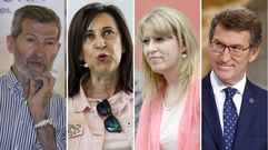 Rodr�guez, Robles, Santos y Feijoo