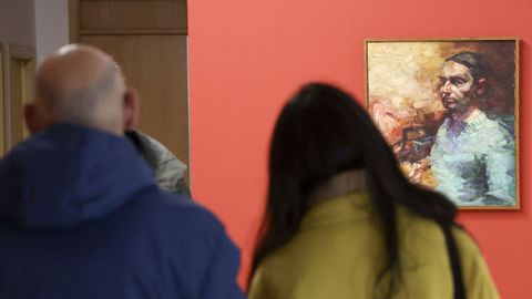 Una imagen de la exposici�n antol�gica de Ricardo Segura Torrella en el Centro Torrente Ballester de Ferrol.