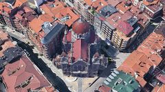 Iglesia de San Juan el Real, en el centro de Oviedo