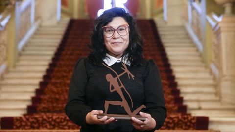  La escritora mexicana Elma Correa, ganadora del Premio Biblioteca Breve 2026, dotado con 30.000 euros.