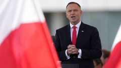 El nuevo presidente de Polonia, Karol Nawrocki, en su ceremonia de investidura como jefe del Estado del pas.