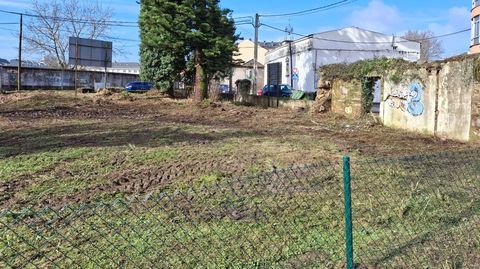 Parcela de San Xo�n que el Concello de Ferrol cede a la Xunta para que el Sergas construya el nuevo centro de salud.