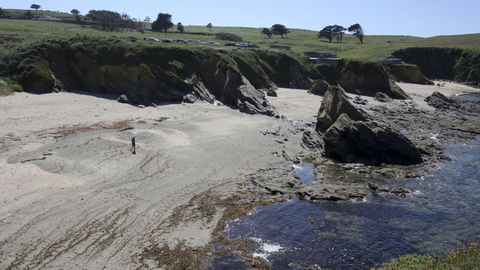 Playa Sartaa, entre Ponzos y Santa Comba