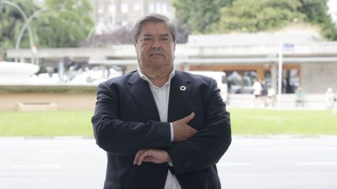 Julio Abalde fue rector de la UDC hasta el 2023, cuando finaliz� su segundo mandato
