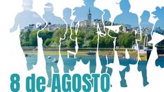 Imagen del cartel anunciador de la carrera solidaria Castropol en Marcha