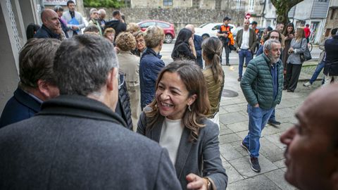 Visita de los concelleiros de Emprego y Mar a A Pobra