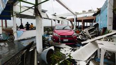 Efectos del hurac�n Grace a su paso por M�xico