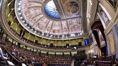 Vista del Congreso de los Diputados, en imagen de esta semana.