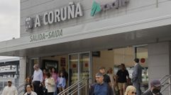 Salida de la estaci�n de tren de A Coru�a