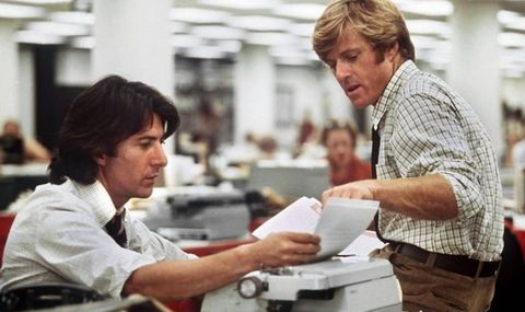 Robert Redford y Dustin Hoffman pusieron el rostro cinematográfico a los dos periodistas del The Washington Post que destaparon el caso Watergate