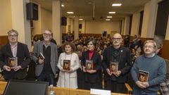 O sal�n de actos de Filosof�a quedou pequeno para acoller a presentaci�n da nova novela de Manuel Portas, �Mazarelos�