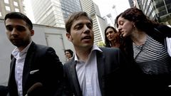 El ministro de Econom�a de Argentina, Axel Kicillof, llega a una reuni�n de mediaci�n en Nueva York.