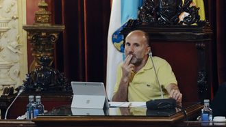 El alcalde de Ourense, Gonzalo P�rez J�come