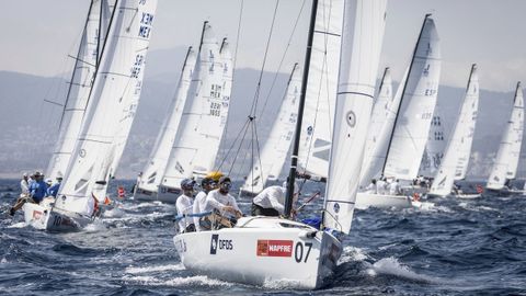 Momento de la competicin de este viernes en Palma