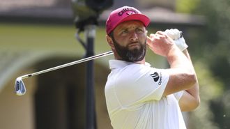Jon Rahm, durante la primera ronda del torneo de Indian�polis del LIV Golf.