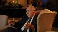 Manuel Pizarro, durante la entrevista con La Voz