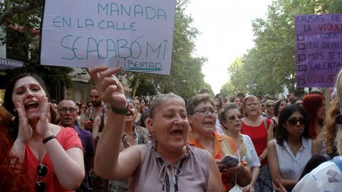 Manifestaci�n en C�rdoba contra el auto que deja en libertad a los miembros de La Manada