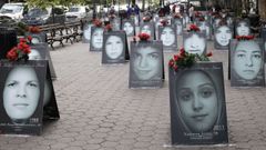 Fotograf�as, en Nueva York, de las v�ctimas de las protestas del 2022 contra el r�gimen iran�