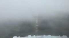 27 segundos de maniobra de aproximacin a Lavacolla entre la niebla