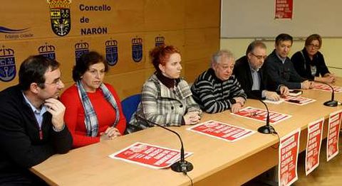 Representantes de los grupos pol�ticos en el gobierno y de los sindicatos anunciaron la protesta.