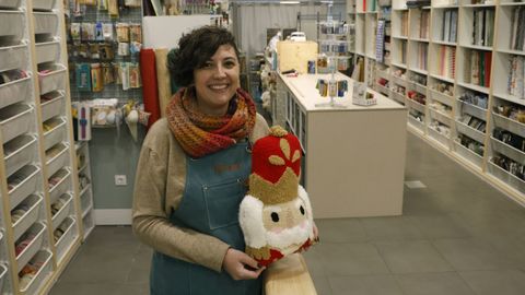 Montse Gmez, en las nuevas dependencias de Mercera La Moderna