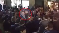 As� fue la agresi�n a Mariano Rajoy en Pontevedra