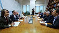 Reuni�n entre representantes de la Xunta y de la Fegamp