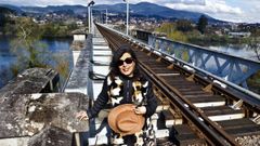 A investigadora Natalia Jorge Pedreira, que ga�ou o premio Xohana Torres cun traballo sobre as mulleres trapicheiras da raia.