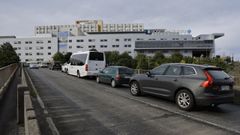 ATASCO A LA ENTRADA DEL HOSPITAL DE A CORU�A. CHUAC.